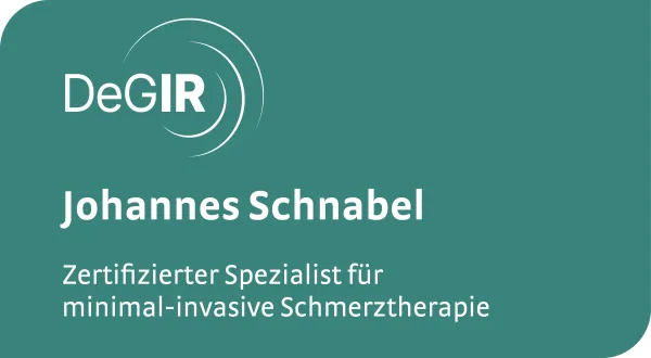 Zertifikat Minimal-invasive Schmerztherapie
